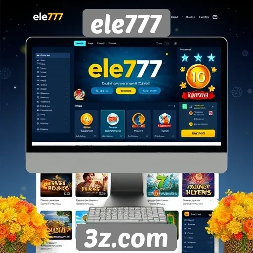 Interface do site ele777 é amigável e acessível